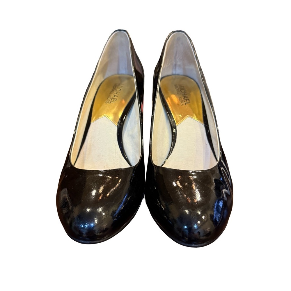 Michael Kors Women’s Black Patent Leather Heels Sz 9